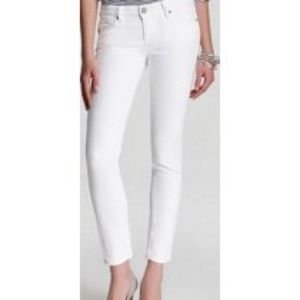 REDUCED! Paige Skyline Ankle Peg White Jeans